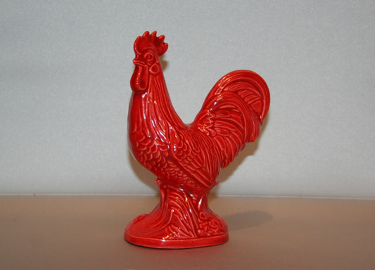 Rooster Standing Tall / Red