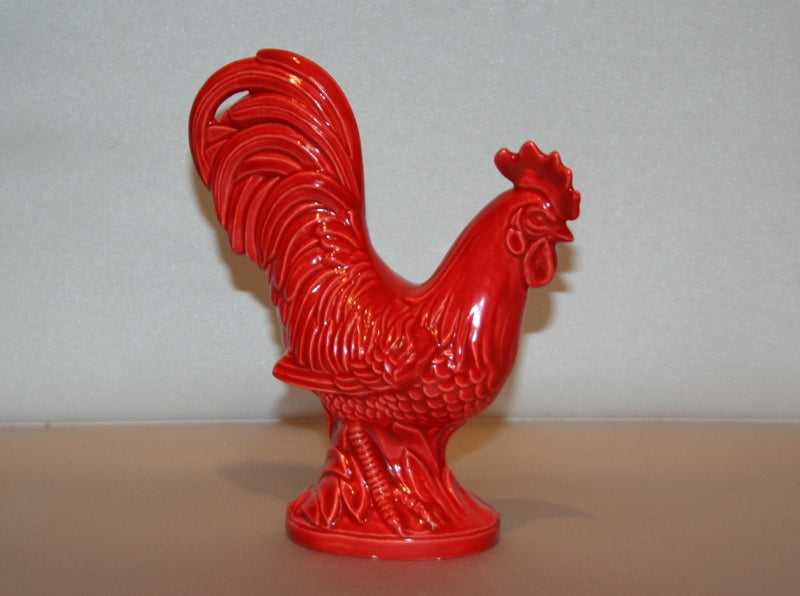 Red Rooster Looking Around