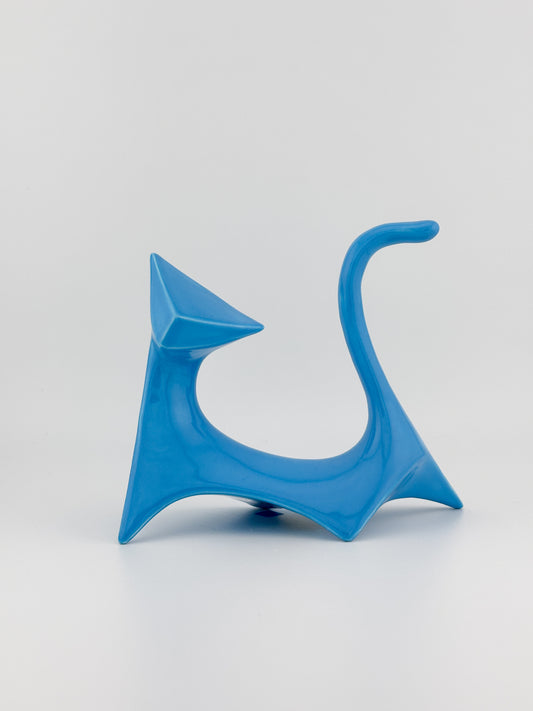 Modern Cat / Blue / Right