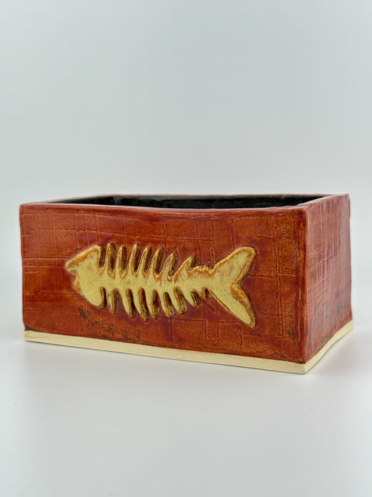 Key Box / Fish Bone / Red