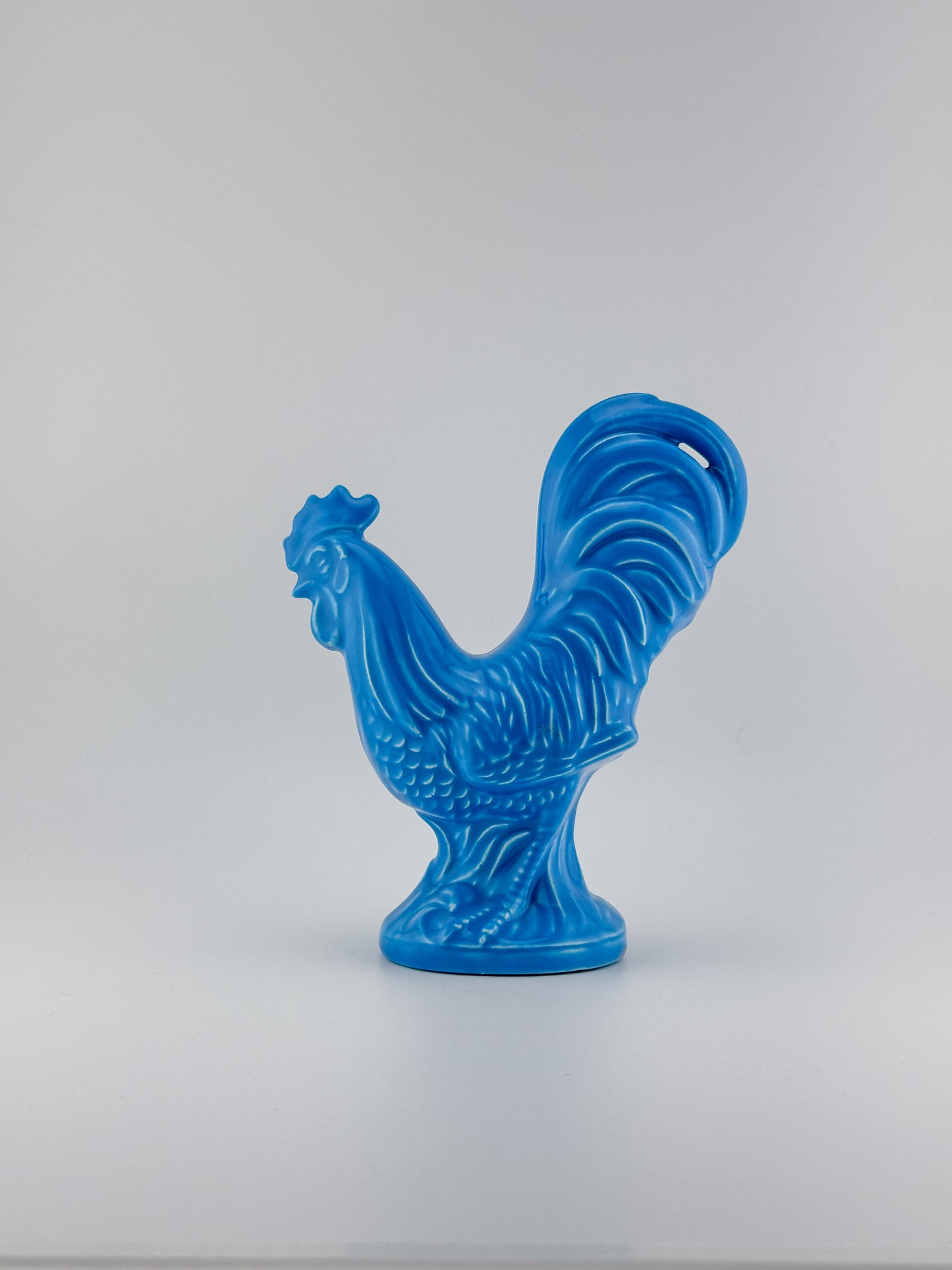 Rooster Looking Around / Turquoise