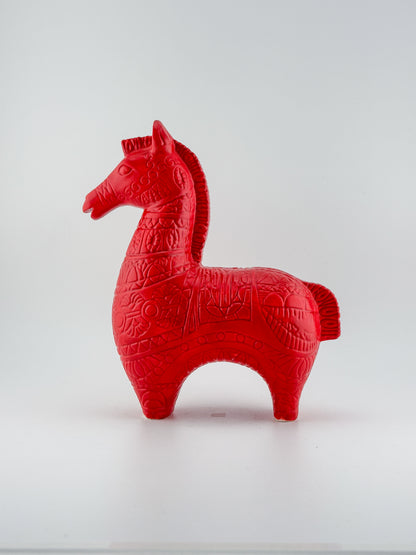 Contemporary Horse / Red
