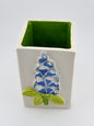 Square Vase / Bluebonnet / Desk Pen Holder