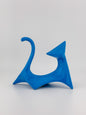 Modern Cat / Turquoise Blue / Left