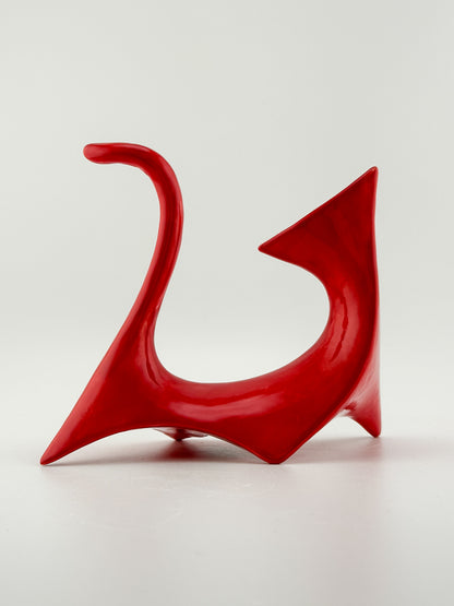 Modern Cat / Red / Right