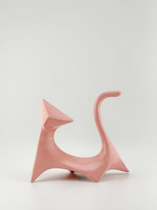 Modern Cat / Pink / Right