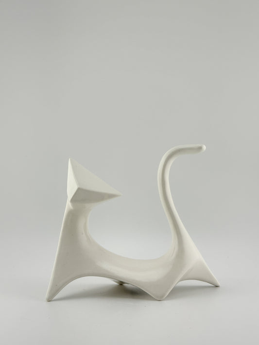 Modern Cat / White / Right