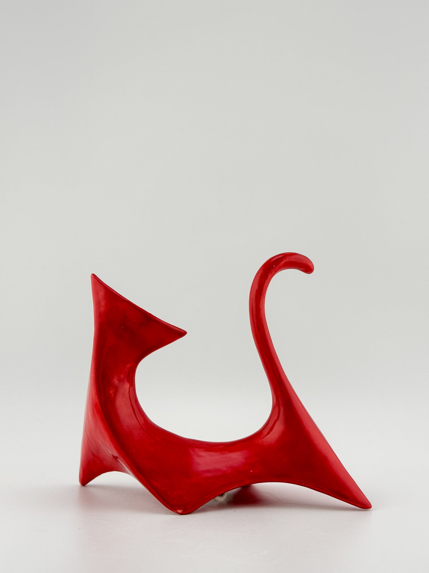 Modern Cat / Red / Left