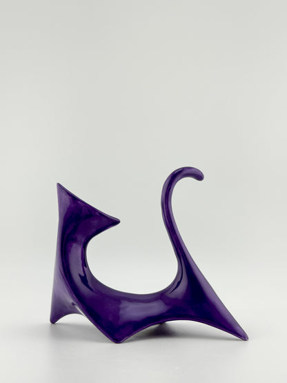 Modern Cat / Purple / Left
