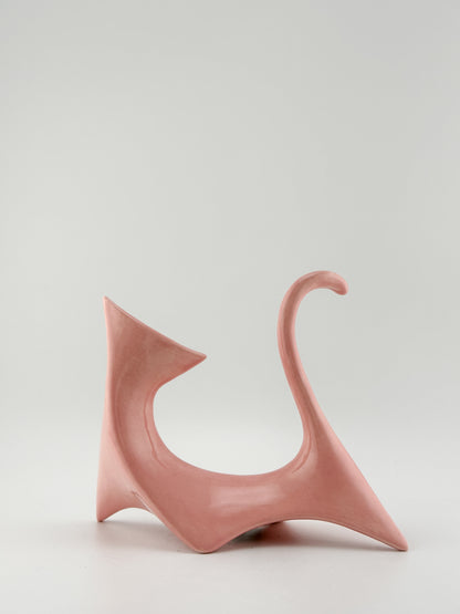 Modern Cat / Pink / Left