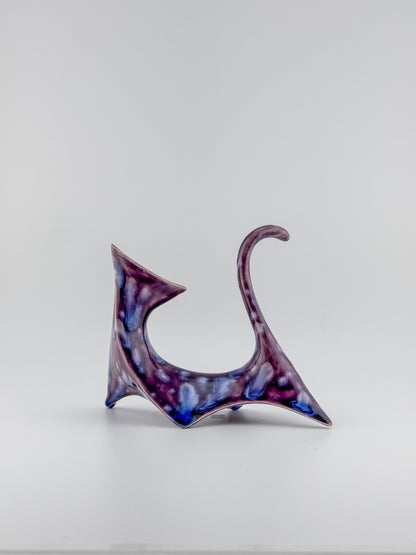 Modern Cat / Purple Crystal DRIP / Left