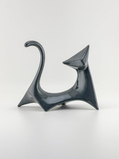 Modern Cat / Dark Gray / Left