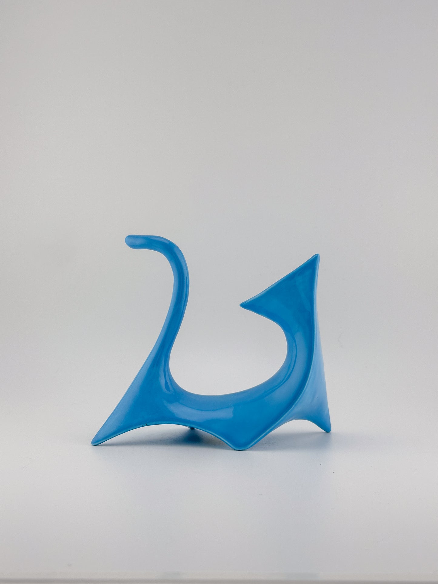 Modern Cat / Turquoise / Right