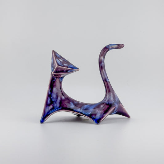 Modern Cat / Purple Crystal DRIP / Right