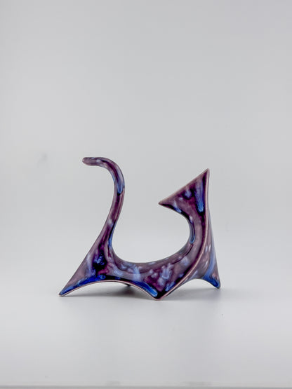 Modern Cat / Purple Crystal DRIP / Right