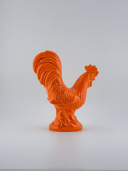 Rooster Looking Around / Orange