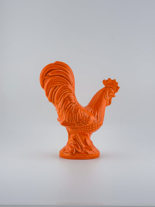 Rooster Looking Around / Orange