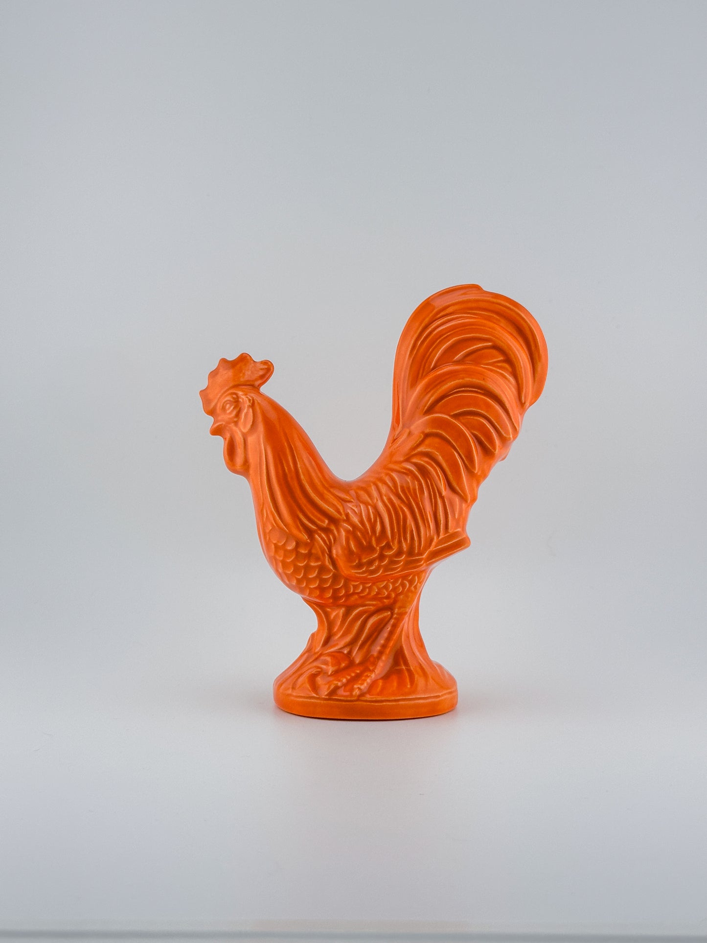 Rooster Looking Around / Orange