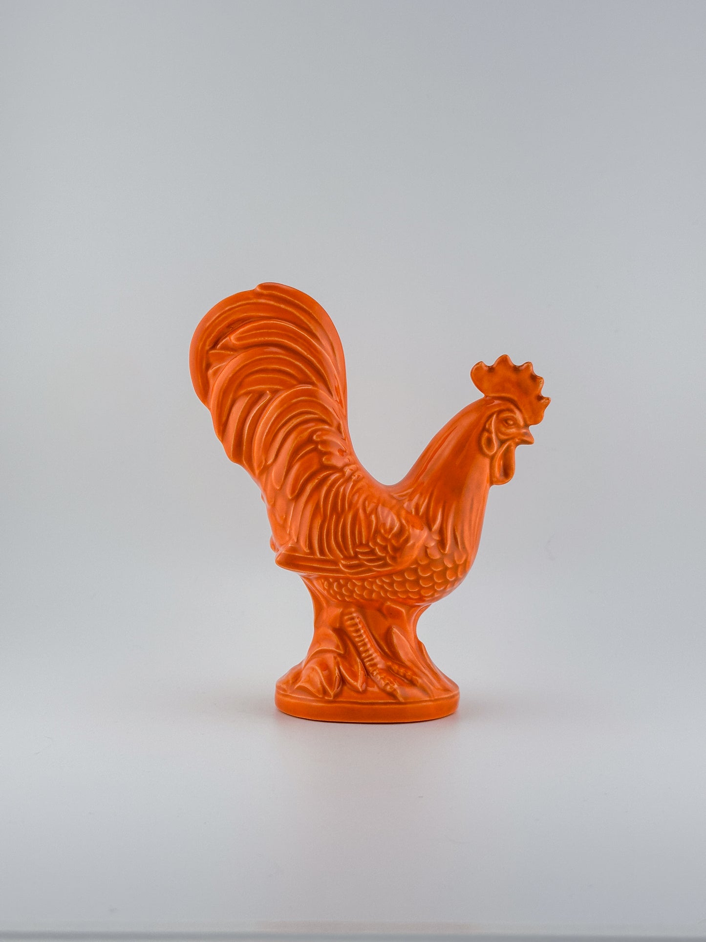 Rooster Looking Around / Orange