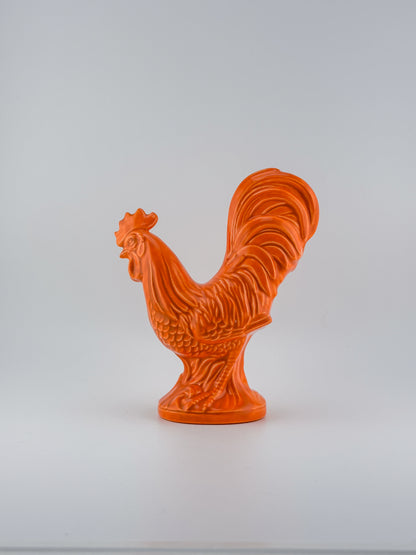 Rooster Looking Around / Orange