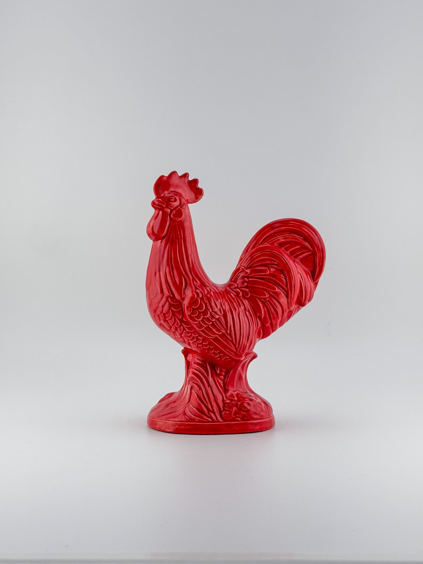 Rooster Standing Tall / Red