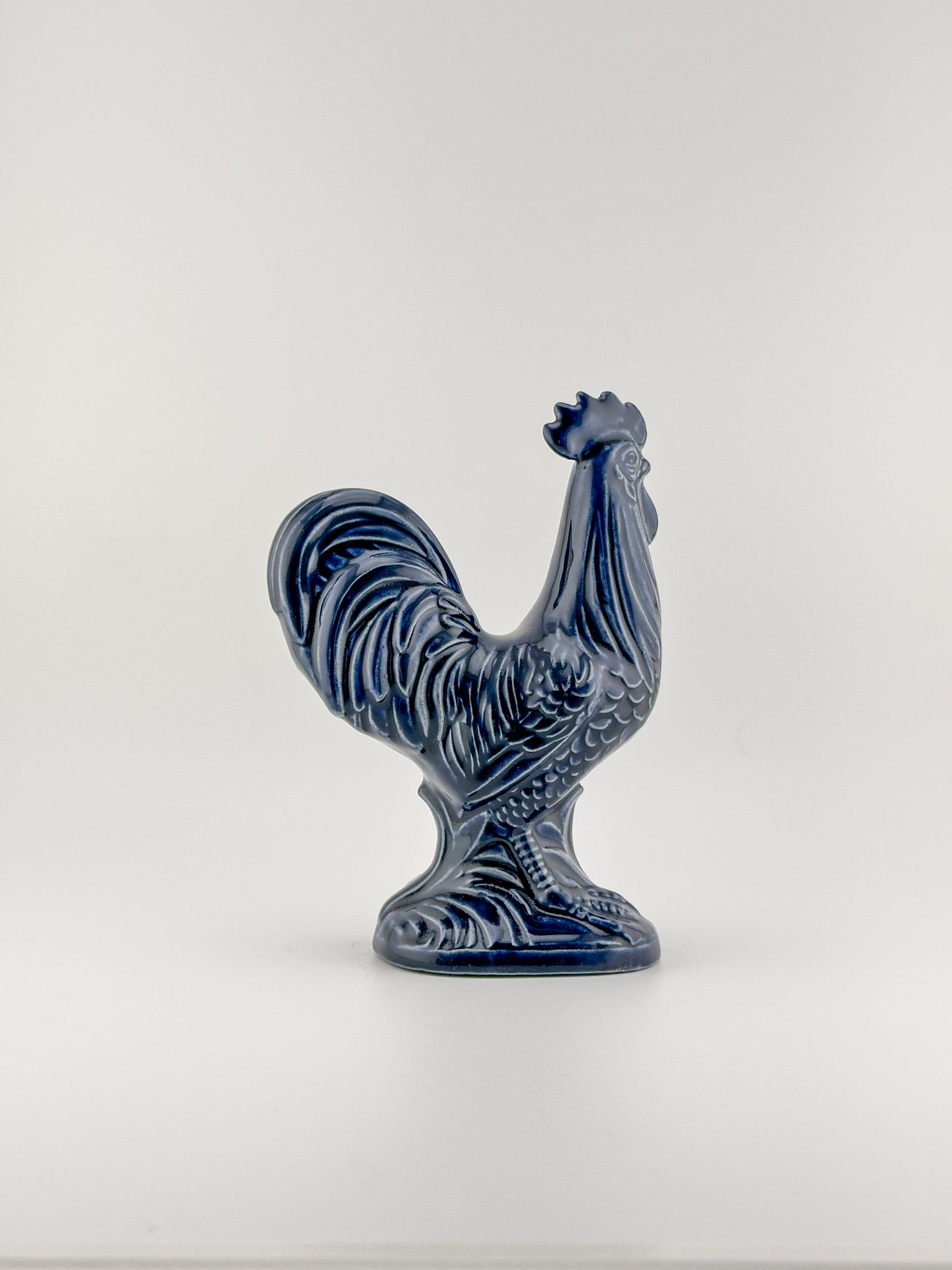 Rooster Standing Tall / Dark Blue